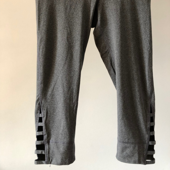 Champion DuoDry Grey Crop Leggings - Picture 1 of 2
